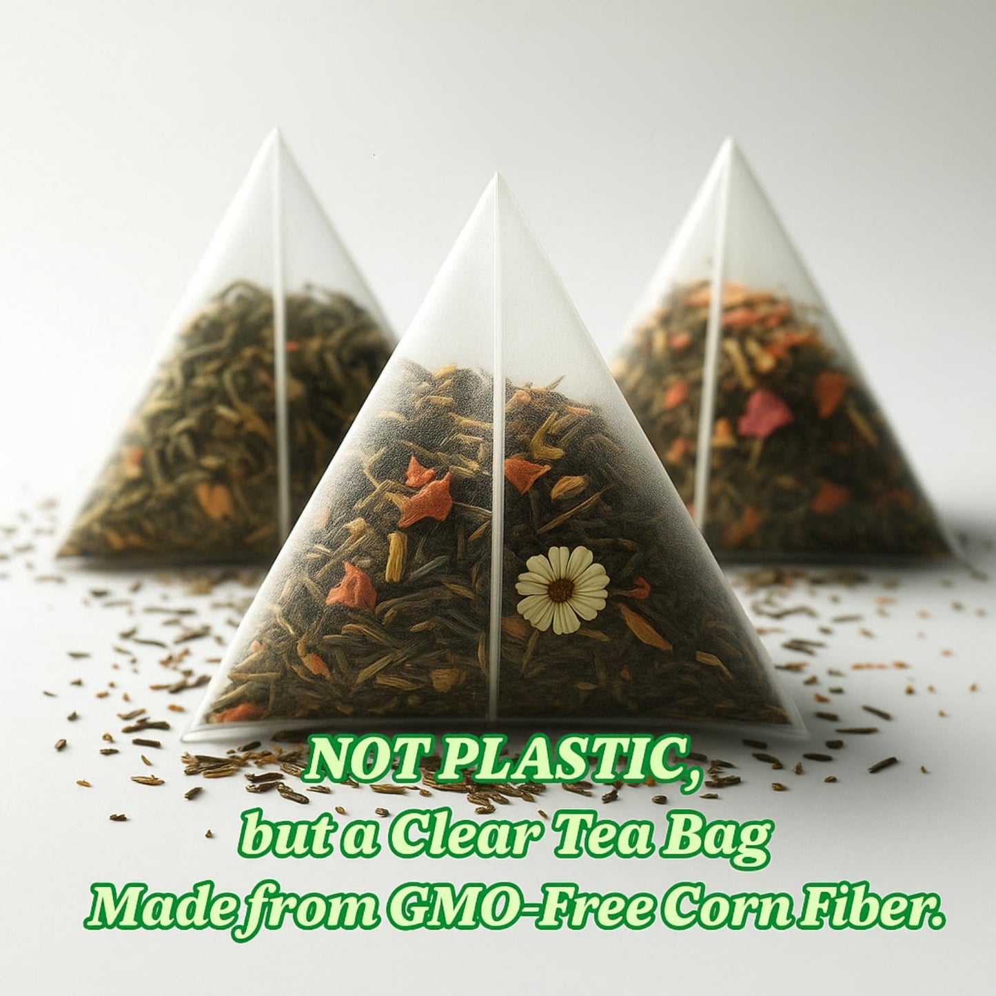 TOZZY Organic Turmeric, Ginger & Cinnamon Tea - 100 Pyramid Bags - Plant-Based, Eco-Conscious Ingredients