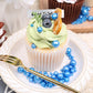 SweetGrove Blue Sprinkles for Cake Decorating, 130g Edible Royal Blue Pearl Mix, Sugar Candy for Cupcakes and Cookies