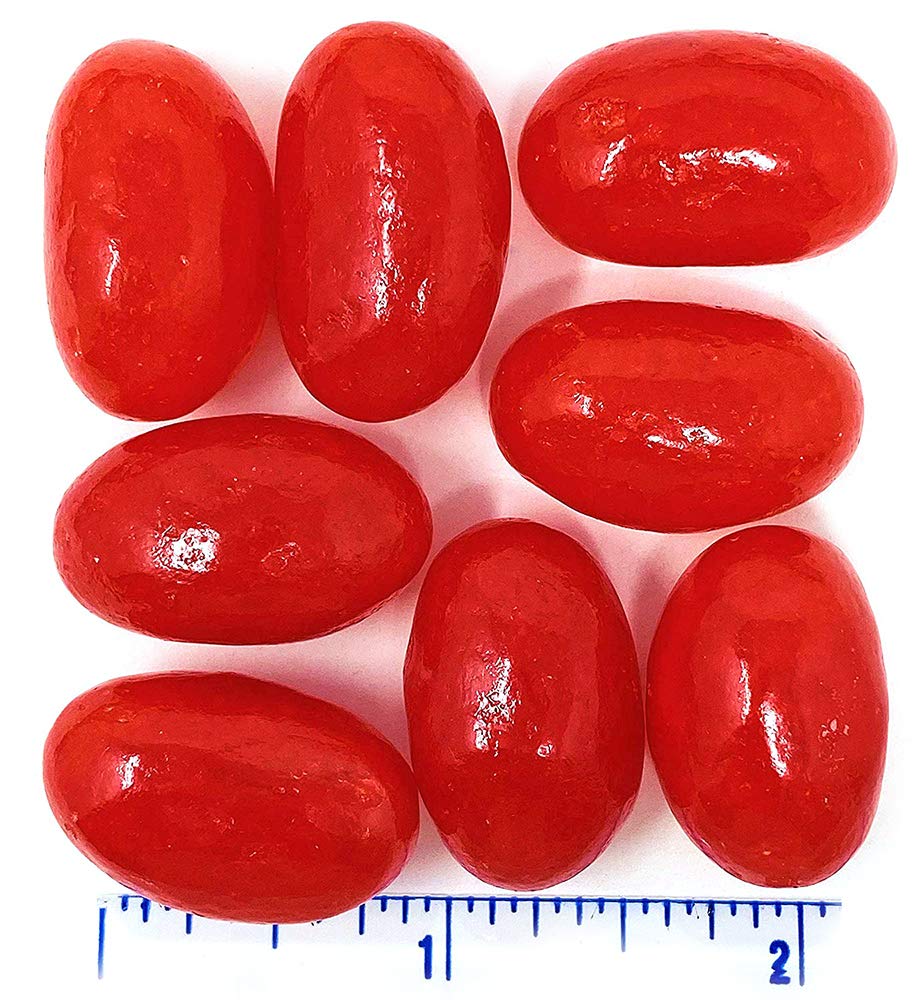 SweetGourmet Red Jumbo Cinnamon Jelly Beans, Sweet and Spicy Candy, 2 Pounds
