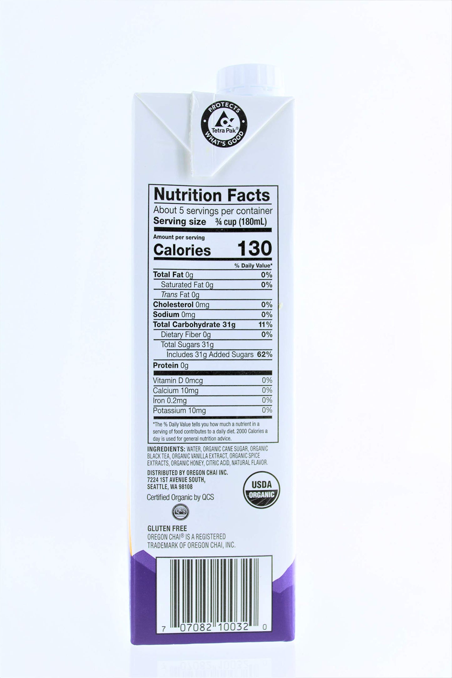 Oregon Chai Tea Concentrate Original Flavor, 32 Fl Oz (Pack of 3), Model 00221366