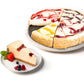 Davids Cookies Fruit Cheesecake Sampler 10 - Pre-sliced 14 pcs, 4 Delicious Fruit Flavors, Fresh Bakery Dessert, 11 Pound