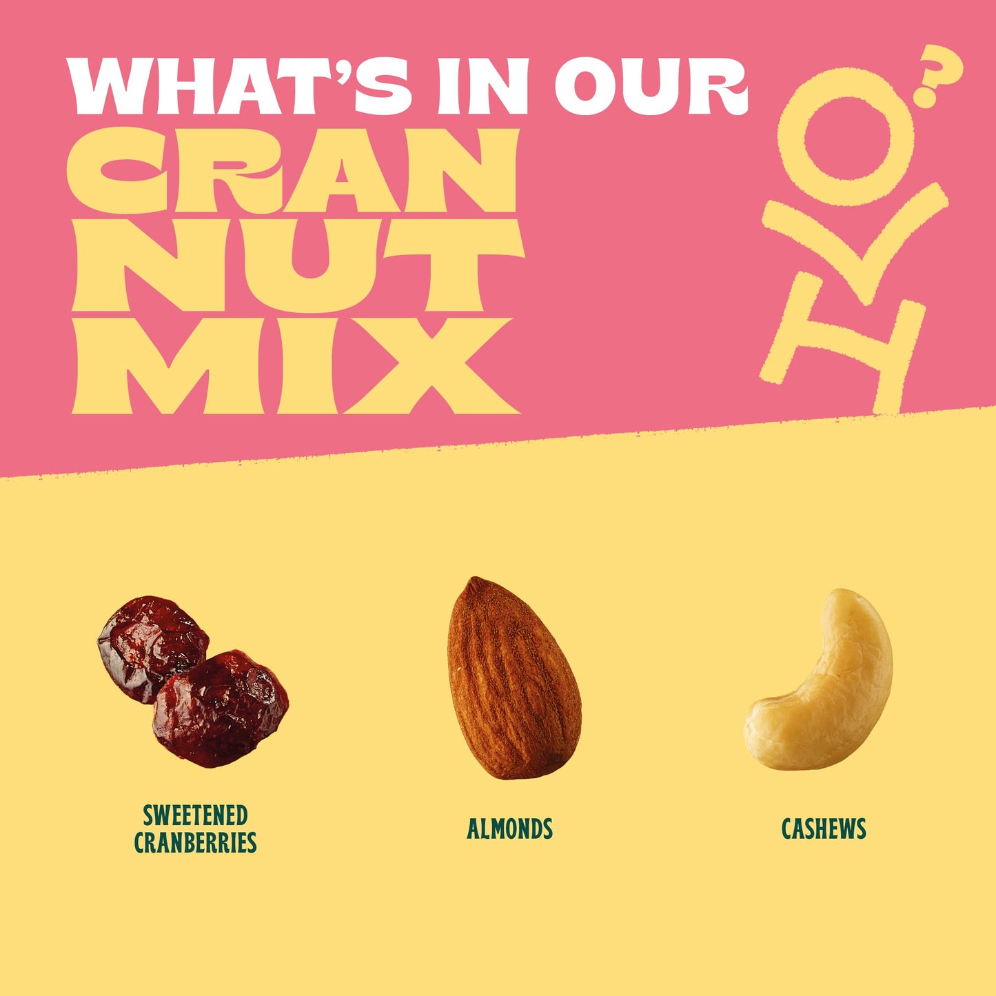 Orchard Valley Harvest JOH13641 Trail Mix, Cranberry Almond Cashew, 8 oz.