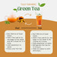 Tea Leaf & Co. Turmeric Tulsi Tea Bags, Green Tea with Peppermint, 50 Count, Gluten Free, Golden Yellow