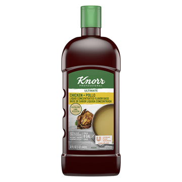 Knorr Professional Ultimate Chicken Liquid Concentrated Base Scratch Like Flavor Aromatic Stock Base, Gluten Free, No Artificial