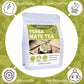 Jarteela Yerba Mate Tea Bags, Unsmoked from Argentina, 2g x 30 Count, Perfect Coffee Replacement