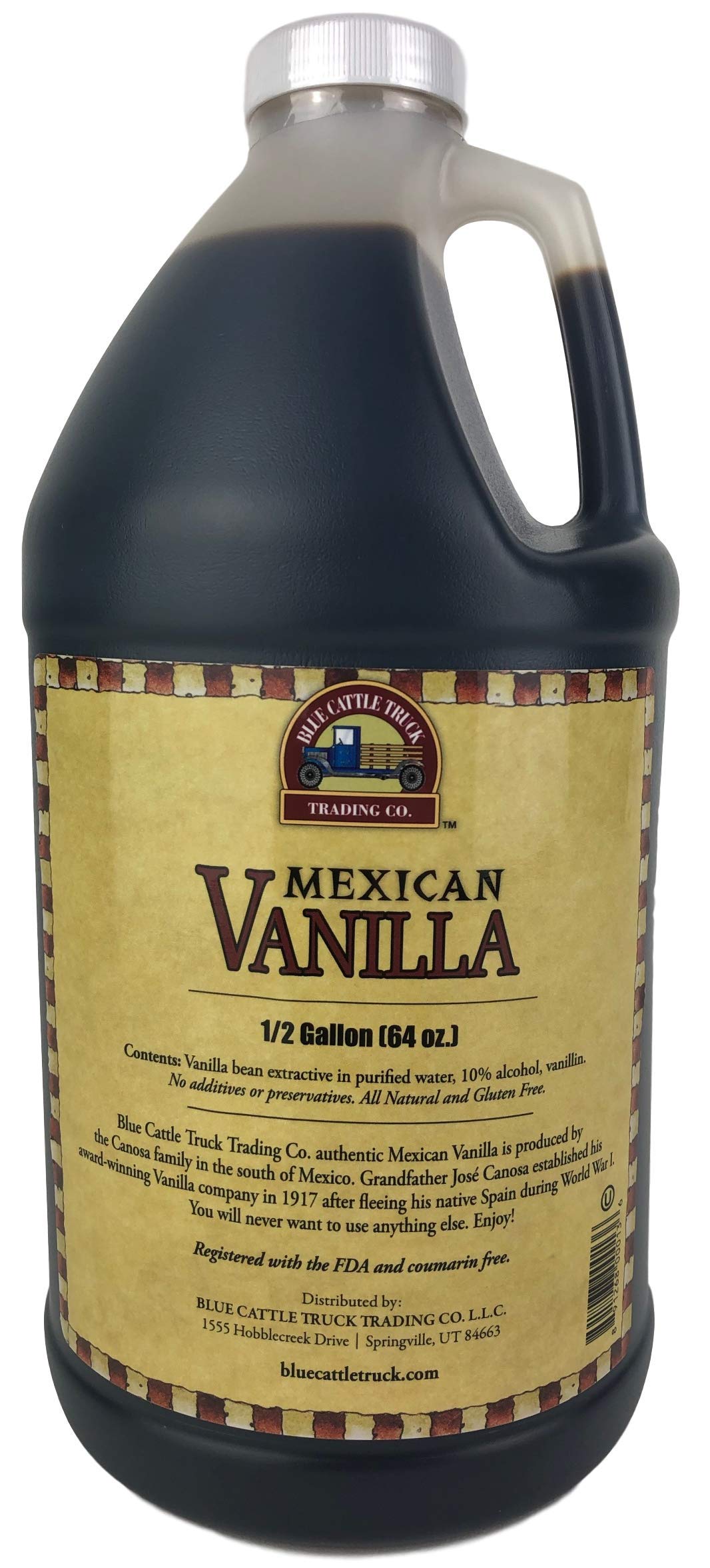 Blue Cattle Truck Trading Co. Gourmet Mexican Vanilla Extract, 64 Fl Oz