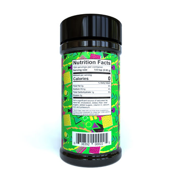 BEARDED BUTCHER Zesty Lime Blend Seasoning, 6 oz Shaker - Tangy Lime, Gluten-Free, No MSG