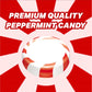 CHAIN & JO SWEETS Starlight Peppermints Mints 5 Lb -Approx 400 Peppermint Candy Individually Wrapped - Christmas Candy Mints