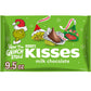 HERSHEYS KISSES Grinch Milk Chocolate, Christmas Candy Bag, 9.5 oz