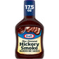 Kraft Barbecue Sauce, Hickory Smoke Flavor, 17.5 oz Bottle, 1.09 lb
