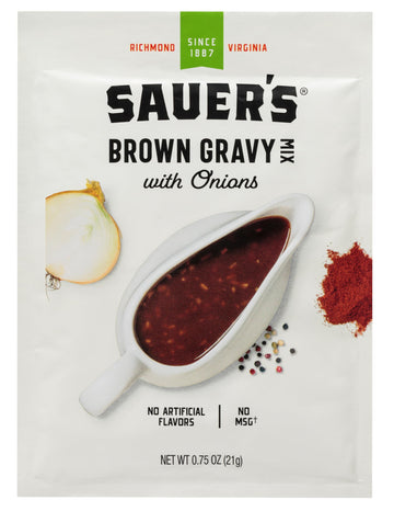 Sauer's Brown Gravy with Onions, 0.75 Ounce (Pack of 1)