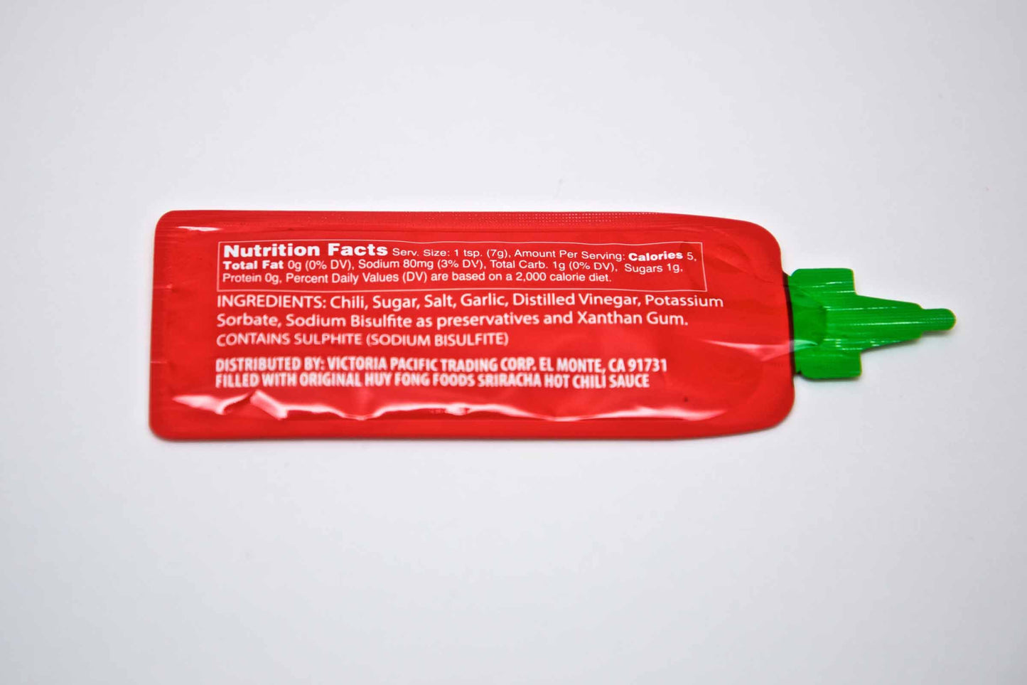 Grab N Go Huy Fong Sriracha Hot Chili Sauce Packets (200 Pack)