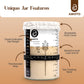 ABIOTO Sourdough Starter Jar Kit  Includes 34 oz Sourdough Starter Jar with Metallic Lid  Silicone Spatula  Feeding Tracker  Extra Thermometer Strips & Breathable Covers - Sourdough Bread Starter Kit