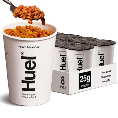 Huel Hot and Savory Cups | Cajun Pasta | 25g Protein Plant Based Instant Meal | 27 Vitamins and Minerals | 100% Nutritionally Co