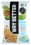 Way Better Snacks Avocado Ranch Tortilla Chips - Case of 12-5.5 OZ