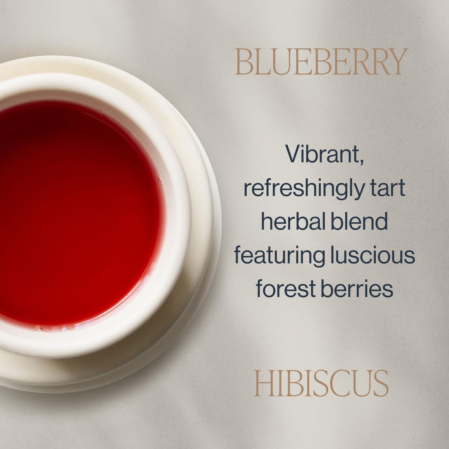 Rishi Tea Blueberry Hibiscus Herbal Tea Sachets, Caffeine Free, 15 Count