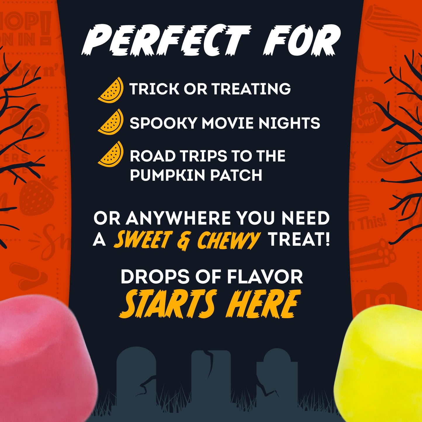 Wiley Wallaby Licorice Candy Bites 3.0 Ounce Gourmet Sourrageous Drops In Mini Candy Bags, 18 Pack