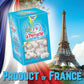 La Perruche Pure Cane Sugar Cubes, 250g (8.8oz) Box, Ideal for Tea, Pack of 1