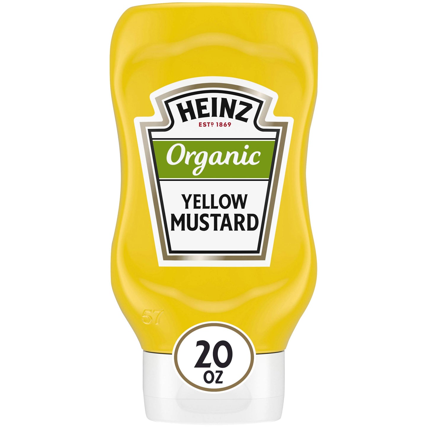 Heinz Organic Yellow Mustard (20 oz Bottle)