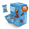 Realsy Filled Medjool Dates, Organic Dates with No Sugar Added, Gluten-Free, Vegan, All Natural Healthy Snack, Single Wrapped (4