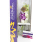 KaBloom Flowers - Mothers Day Collection - Exotic Opal Orchid Bouquet of Purple and White Orchids from Thailand with Vase - Gift for Birthday  Thank You  Valentine  Mothers Day Fresh Flowers