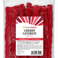 Sweet Roots Cherry Licorice Twists - 1 Bag (16 oz) - Jumbo Size Licorice Sticks | Made with Real Fruit Juice Concentrate | Vegan