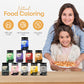 Bakeebake Edible Glitter Set - 10 Color Set, 15g Each Bottle, Gluten Free, Vegan, Perfect for Drinks & Desserts