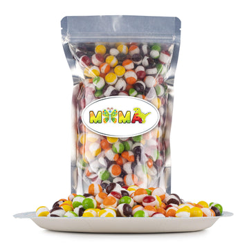 Mima Flavorful Freeze Dried Skittles - (10Oz) Assorted Original Fruit Halloween Candy For Snacking And Sharing - Resealable Bag