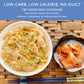 GoSkinny Noodles Fettuccine (6), Organic, Odorless Shirataki & Konjac Pasta, Low Carb, Low Calorie, Gluten Free, Vegan, Kosher,