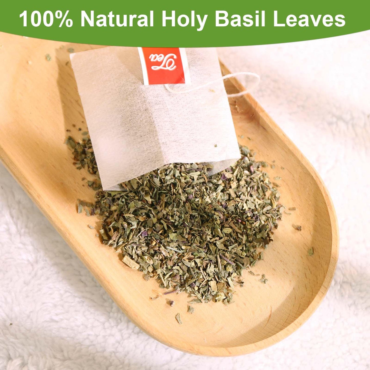 TEARELAE Holy Basil Tea Bags - 100% Pure Natural - 60 Count - Caffeine-Free - Non-GMO - Aids Digestion and Boosts Immunity