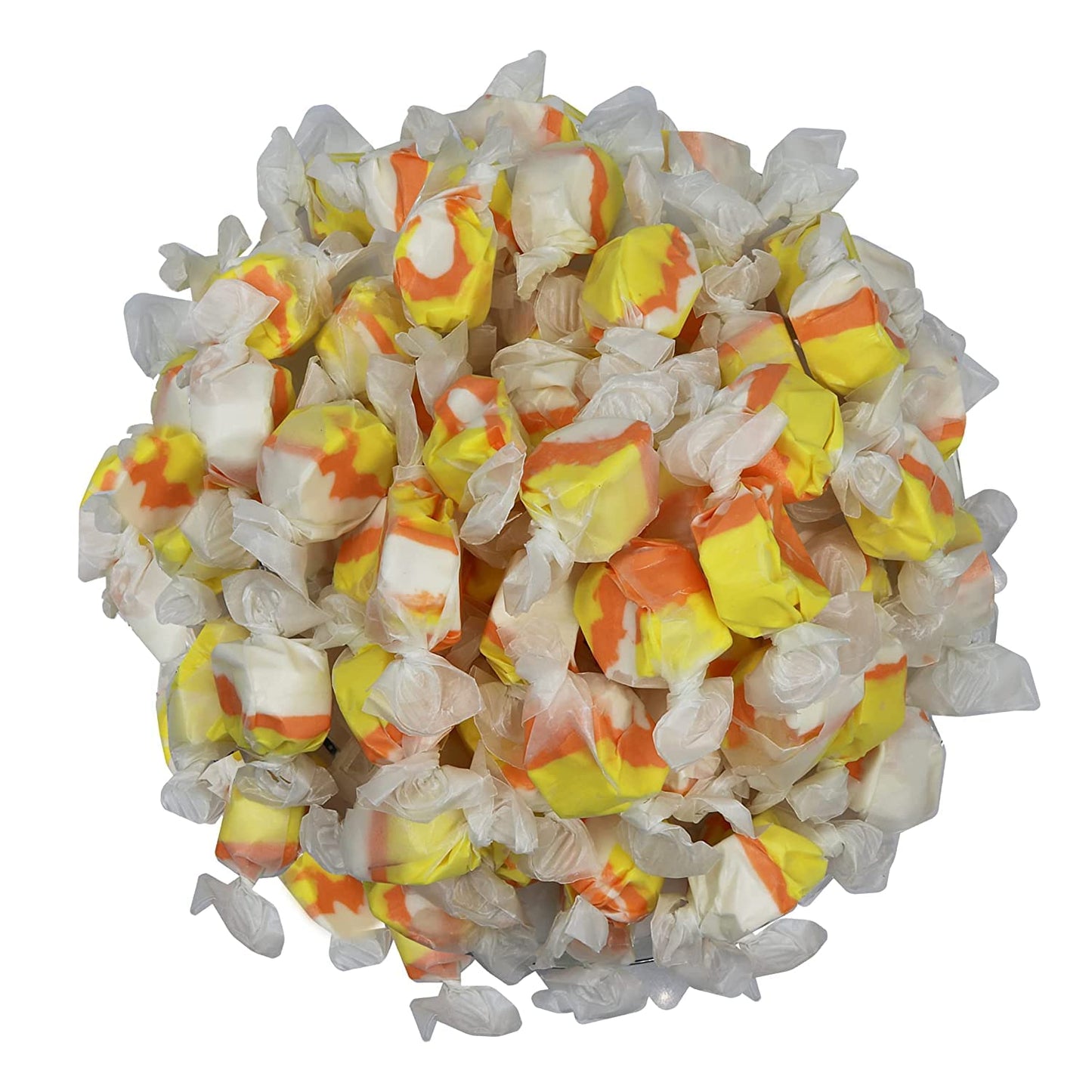 Gourmet Soft and chewy Salt Water Taffy Candy - Individually Wrapped - Bulk bag (Candy Corn, 5 Pound (Pack of 1))