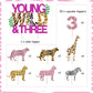 Young Wild And Three Birthday Decorations For Girl - 31Pcs Young Wild & Three Cake Topper, Animal Print Cupcake Toppers, Jungle
