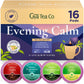 Gya Tea Co Evening Calm Tea Gift Set - Assorted Tea Pods, 16 Count, Vanilla Chai, Peppermint, Jasmine Green, High Mountain