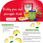 Drink Mix Variety Pack Of Aguas Frescas | Klass Watermelon, Cantaloupe, Mango & Pineapple Drink Flavors | From Natural Sources,