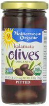 Mediterranean Organic Kalamata Olives, Pitted, 8.4 Oz