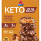 Atkins Caramel Almond Clusters, Gluten Free, High Fiber, 1g Sugar, 2g Net Carb, 20 Count, Keto Friendly