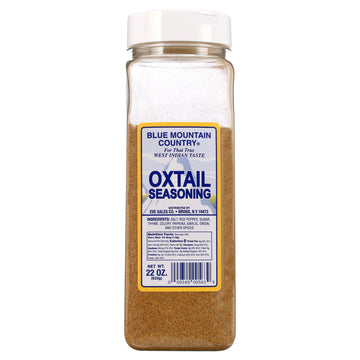 Blue Mountain Country Jamaican Oxtail Seasoning, 22 oz - Authentic Caribbean Spice Blend for Oxtail, Beef, Chicken, Soups, Stews