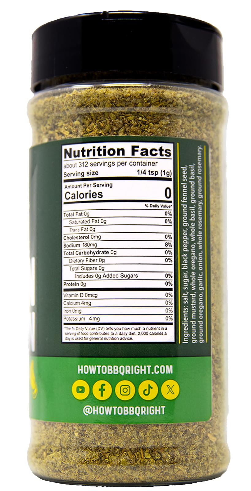 reduceer Hogs Italian Seasoning for Pizza, Pasta, Soups, Meats & Vegetables - 11 Ounce