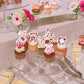 40 Pack Edible Strawberry Cupcake Toppers Strawberry One Bear Rabbit Bridal Engagement Baby Shower Birthday Party Drink Toppers