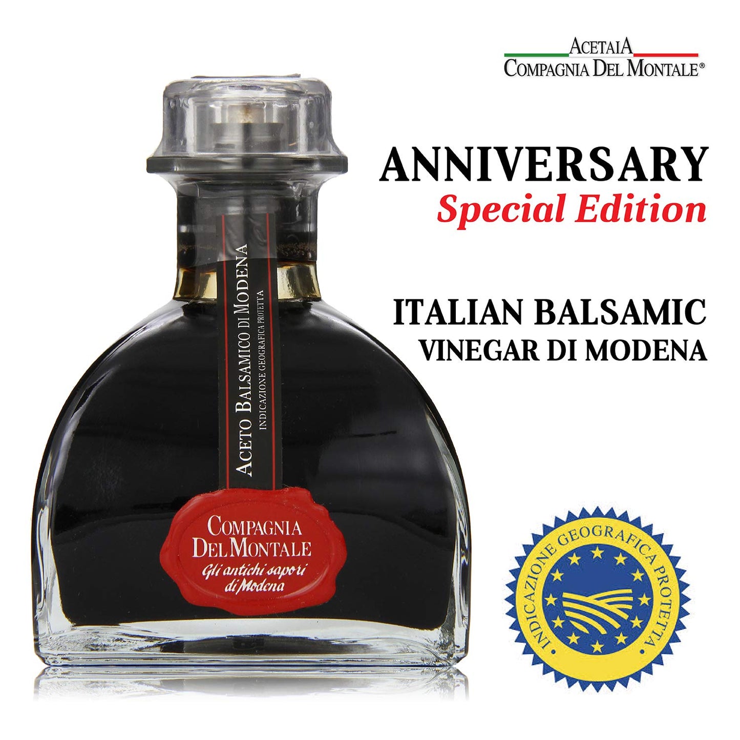 Compagnia Del Montale Special Edition Balsamic Vinegar Igp, 8.5 Fl Oz (Pack Of 6)