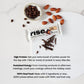 Rise Whey Protein Bars - Mocha Almond, 15g Protein, 4g Fiber, Gluten-Free, 12 Count, Model RBA37228, Brown