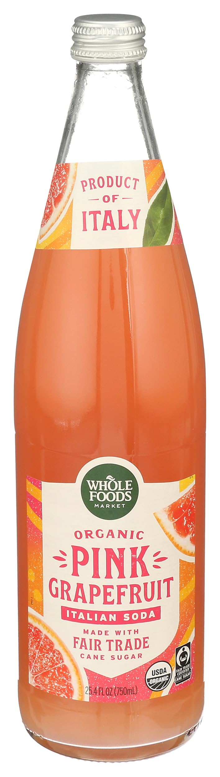 365 by Whole Foods Market, Organic Pink Grapefruit Italian Soda, 25.4 Fl Oz