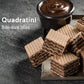 Loacker Quadratini Chocolate Wafer Cookies, Pack of 6, 8.82oz, Crispy with Creamy Layers, Non-GMO, No Artificial Ingredients