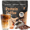 Caramel Protein Coffee Powder - enhanced Whey Protein & Instant 100% Arabica Coffee  Low Carb  No Added Sugar  No Artificial Sweeteners or Flavors  300g (1pc)