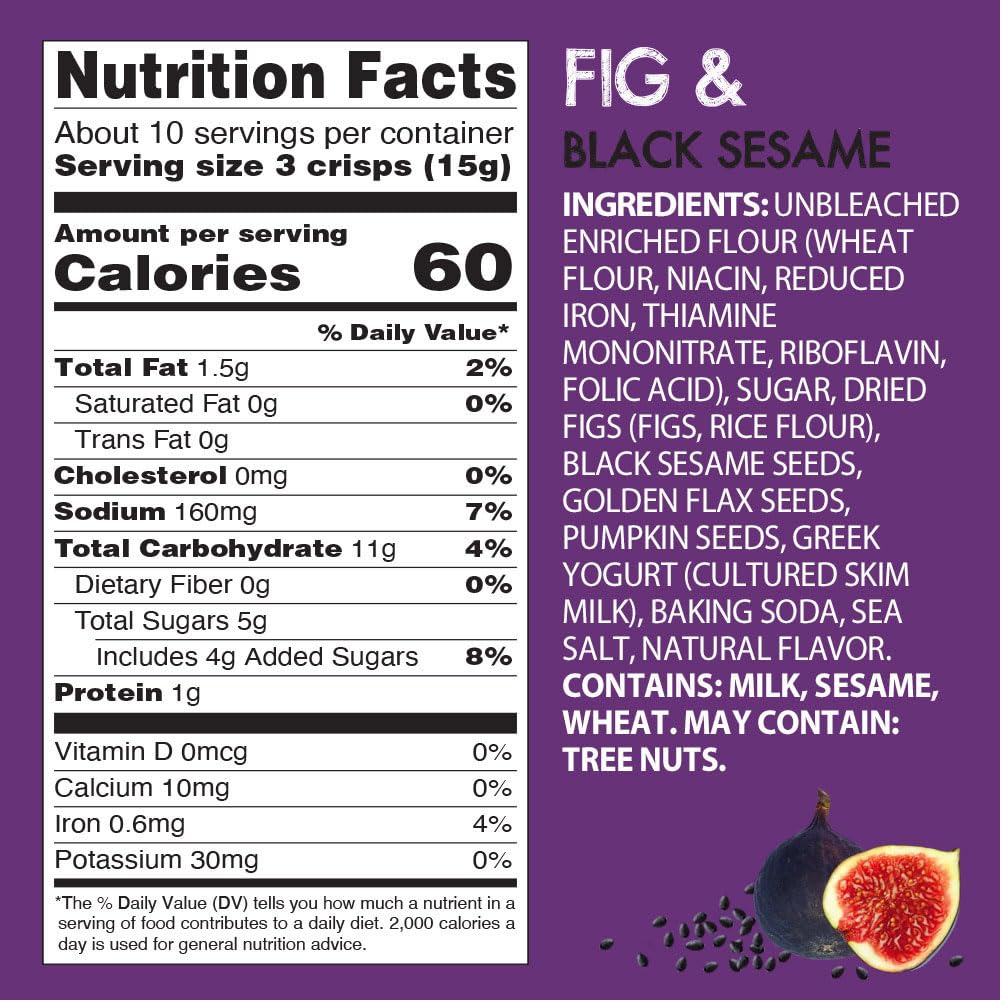 Kii Naturals Artisan Crisps Healthy Snack  ers for Cheese & Charcuterie, Non-GMO, 5.3 Ounce