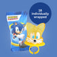 Imaginings 3 Sonic The Hedgehog Individually Wrapped Lollipop Rings, Knuckles And Tails Decorated Candy, Birthday Party Favors,