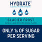 Hydrate Electrolyte Liquid Drink Enhancer Drops  Low Sugar  Low Calorie  Natural Flavor Hydration Mix with Essential Vitamins B3 B6 B12 (Glacier Frost (2 Pack))