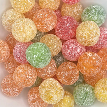 Barnetts - Mega Sour Candy Fruits 227g - Trendy Sweet Bags - Traditionally Handmade Sweets - Sour Coating Lasts 20 Seconds - Can
