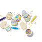 Create-A-Treat Decorate Your Own Colorful Eggs Cookie Kit 12.9 Oz. Kit Includes 8 Vainilla Egg Cookies