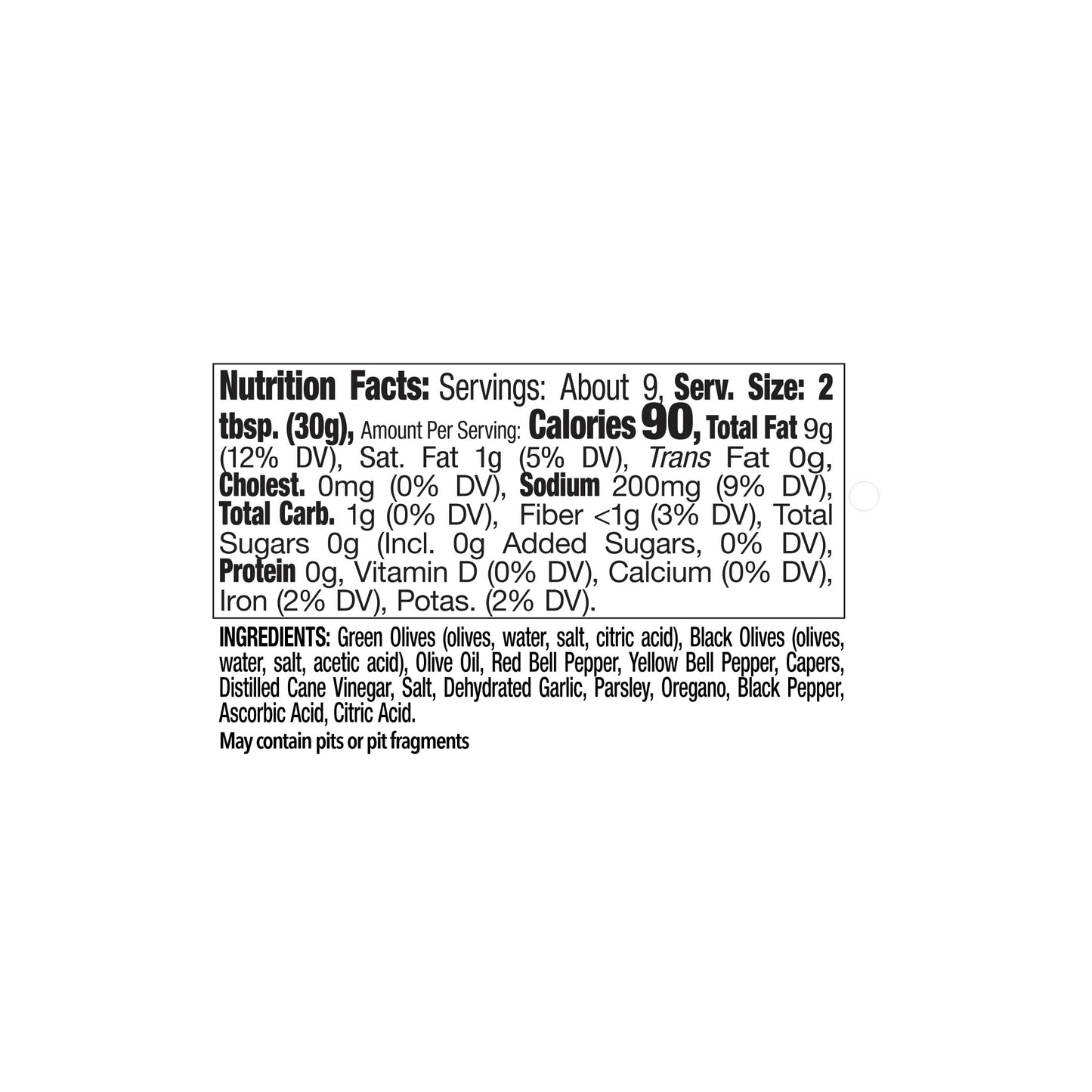 DeLallo Olive Bruschetta, 10 Ounce Jar, (12-Pack) Made with Green and Black Olives, Gourmet Italian Snack Dip, Non-GMO